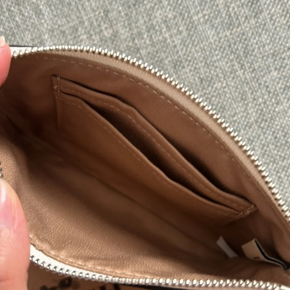 Coach Floral Wristlet in Cream - Picture 7 of 8